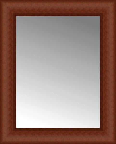 14" x 17" Ansley Cherry Custom Framed Mirror