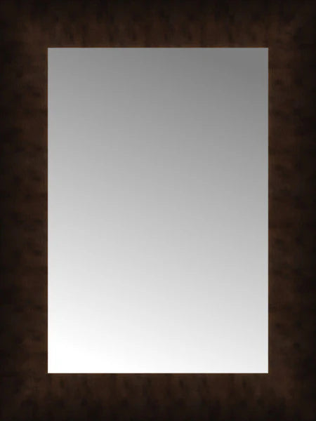 14" x 18" Dark Copper Custom Framed Mirror