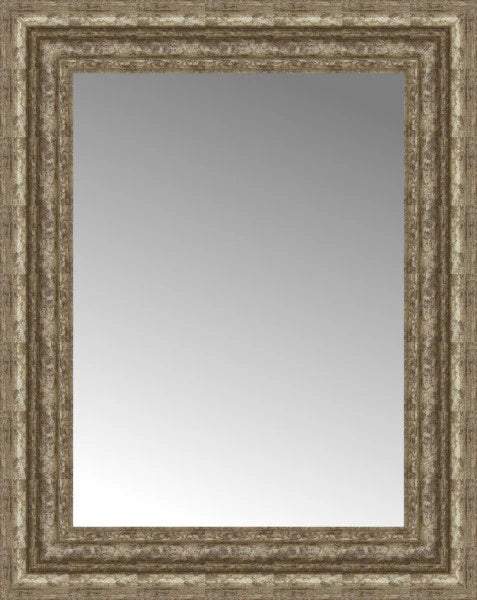 14" x 17" Sevilla Silver Custom Framed Mirror