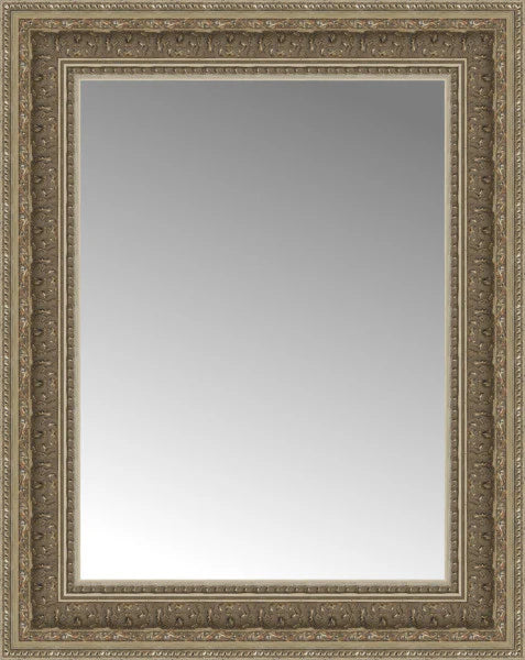14" x 17" Ambrosia Silver Custom Framed Mirror