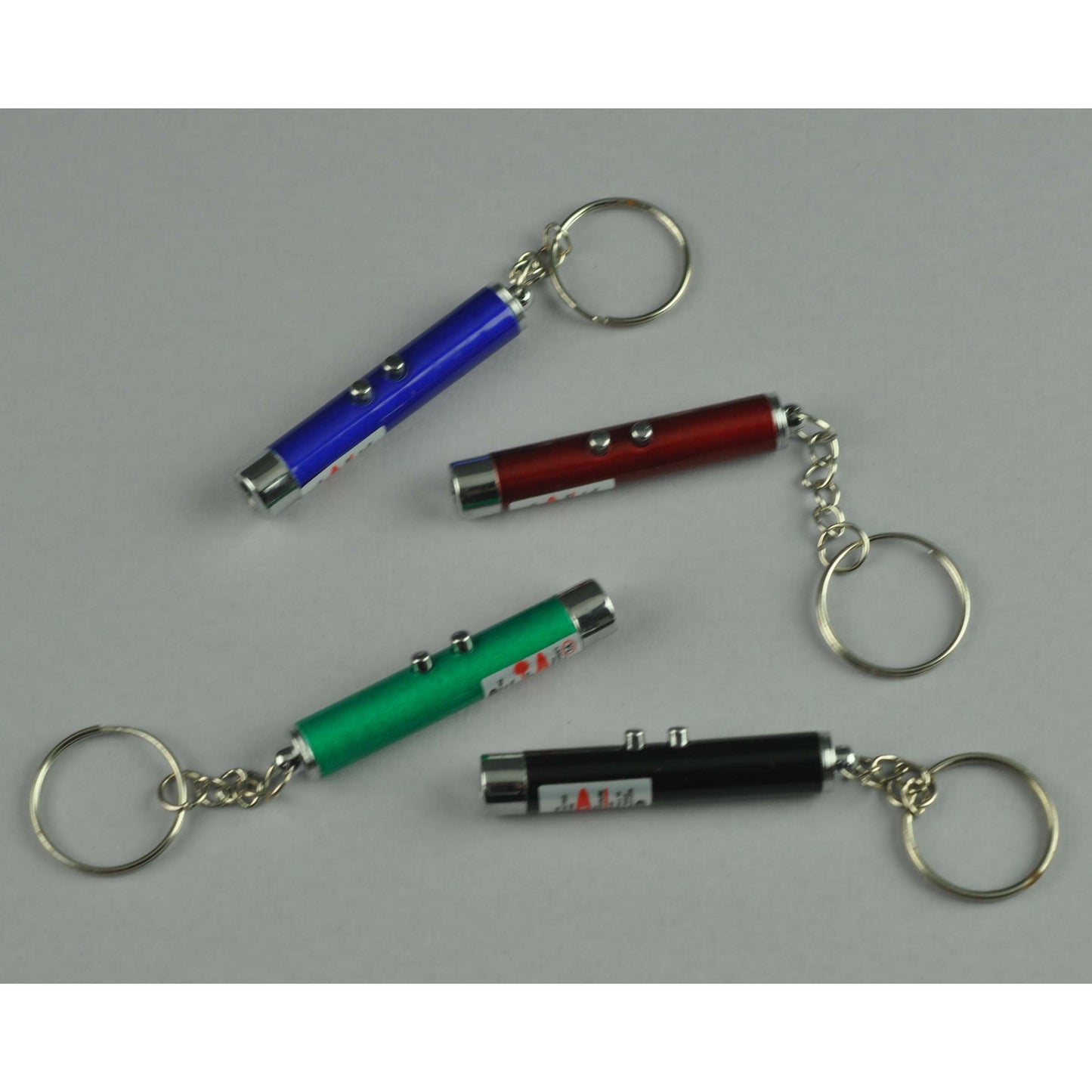 2 in 1 Laser Pointer and LED Flashlight Key Chain