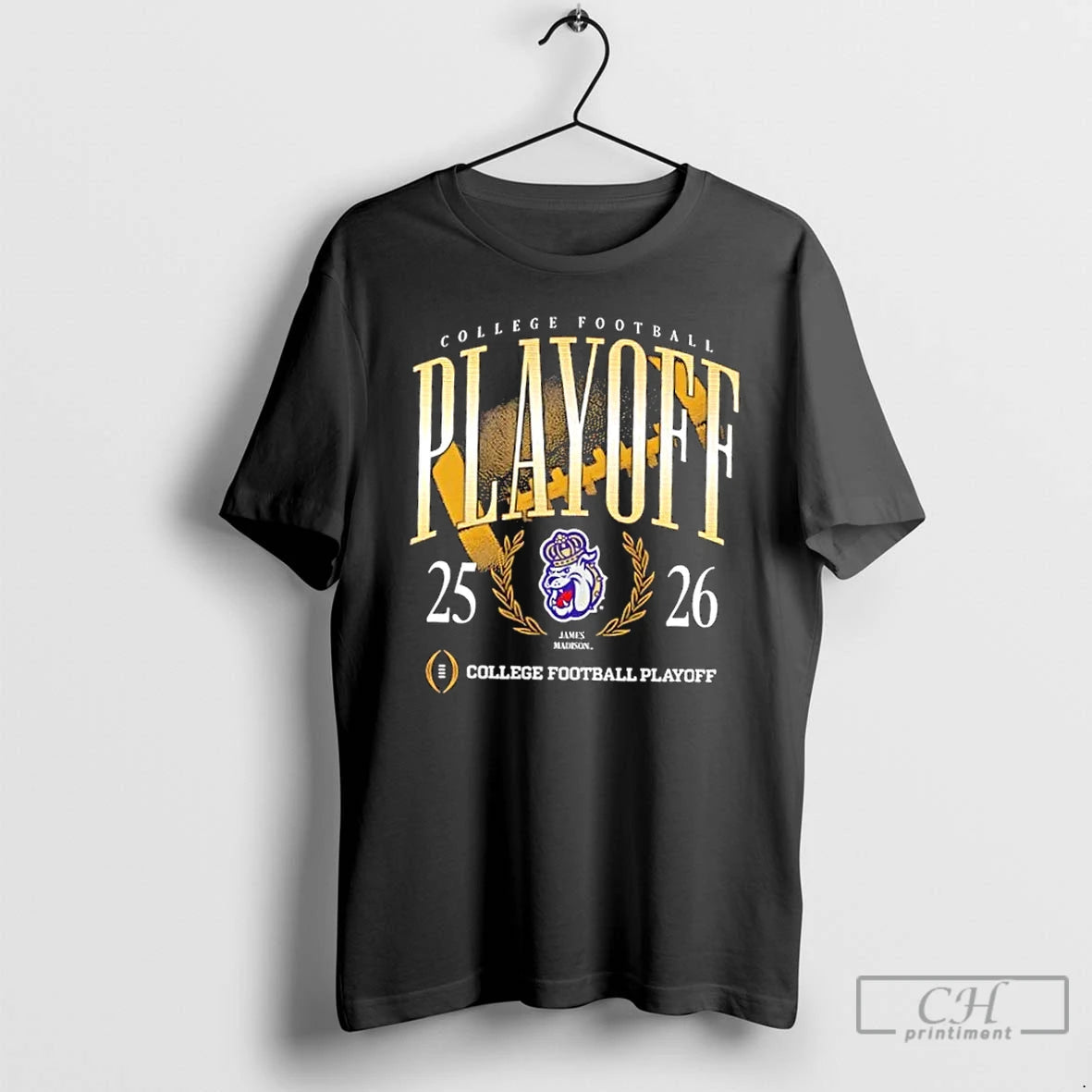 Classic 2025 2026 College Football Playoff Cfp Jmu James Madison Dukes Football T Shirts Sweater