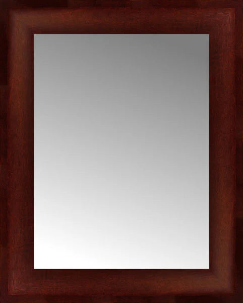 14" x 17" Ansley Mahogany Custom Framed Mirror