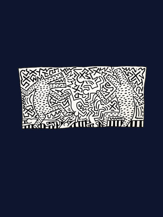 Keith Haring work was exhibited in the East Village in the early 1980s by trozstreet Unisex T-shirt, Sweatshirt, Hoodie, Long Sleeve Tee
