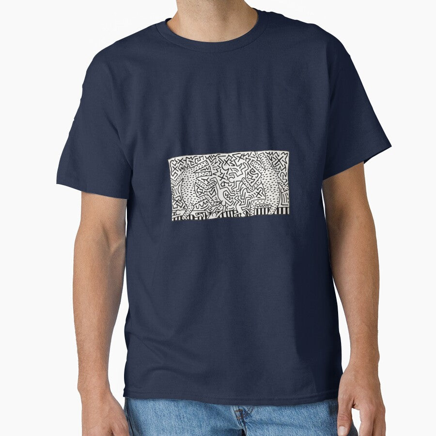 Keith Haring work was exhibited in the East Village in the early 1980s by trozstreet Unisex T-shirt, Sweatshirt, Hoodie, Long Sleeve Tee