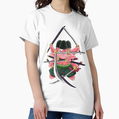 Patrick Zoro Mashup – Funny Anime x Cartoon Crossover by Dyan4 Unisex T-shirt, Sweatshirt, Hoodie, Long Sleeve Tee